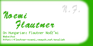 noemi flautner business card